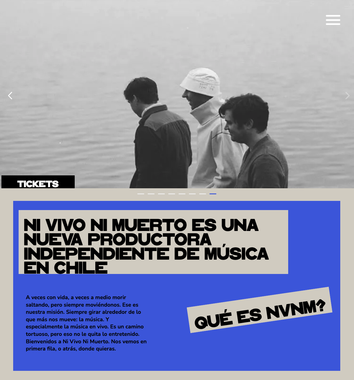 Ni Vivo Ni Muerto Website